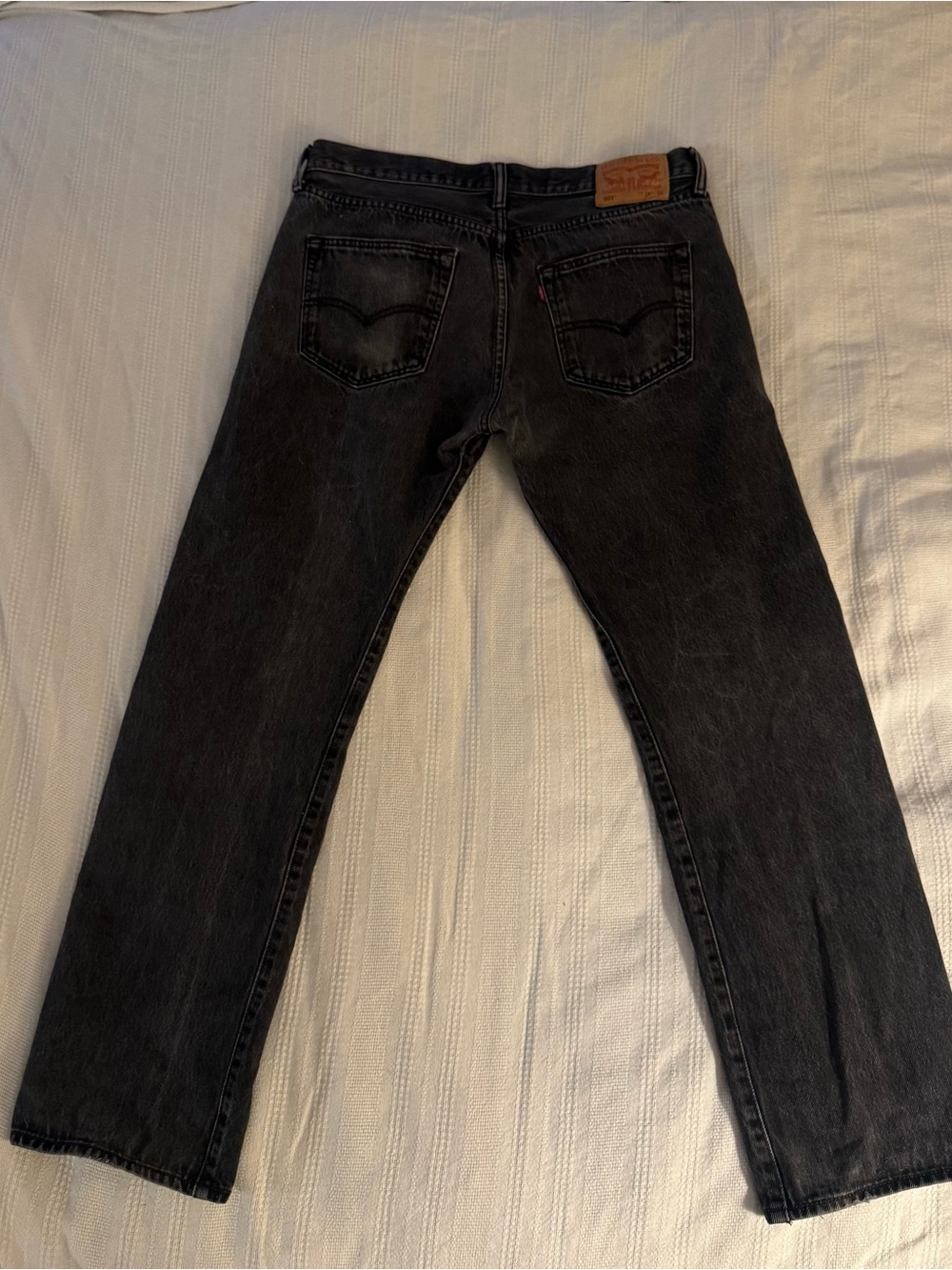 levis 501 jeans • black denim - Picture 3 of 5